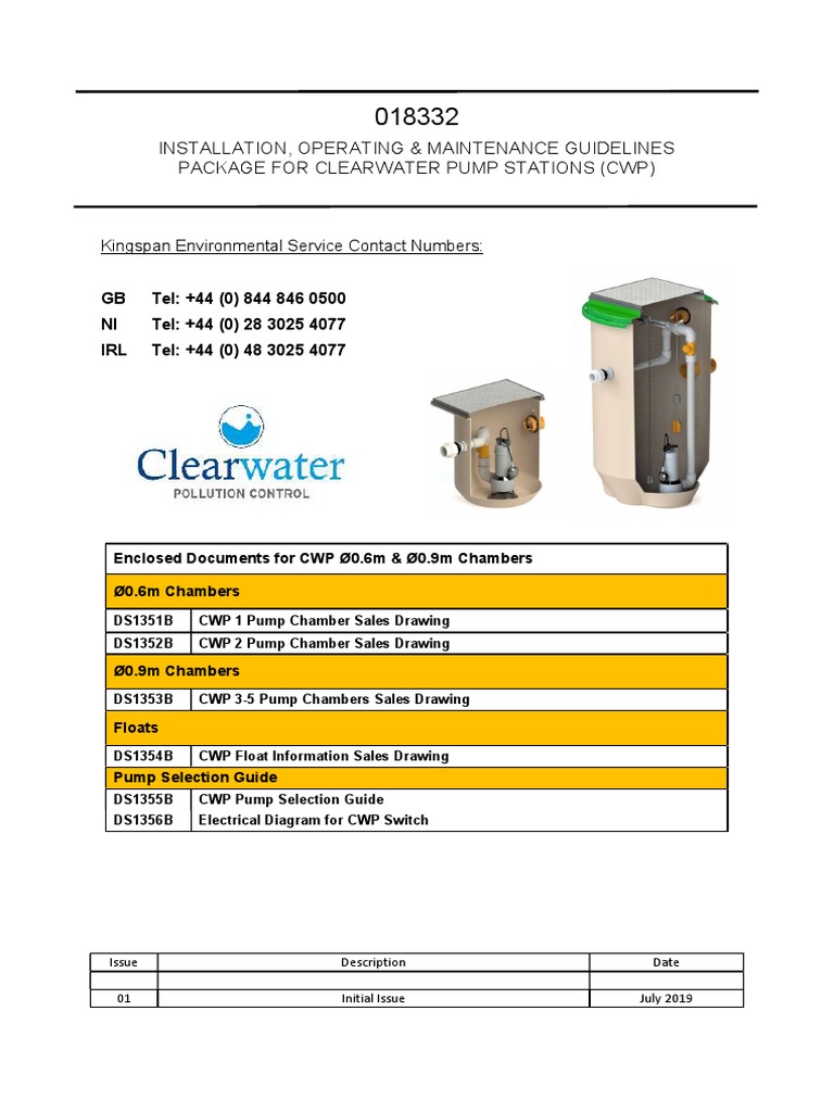 018332-01 - CWP Pump Chamber Installation Instructions | PDF | Pump ...