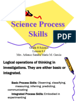 G8 Sci Lesson 0.1 Science Process Skills