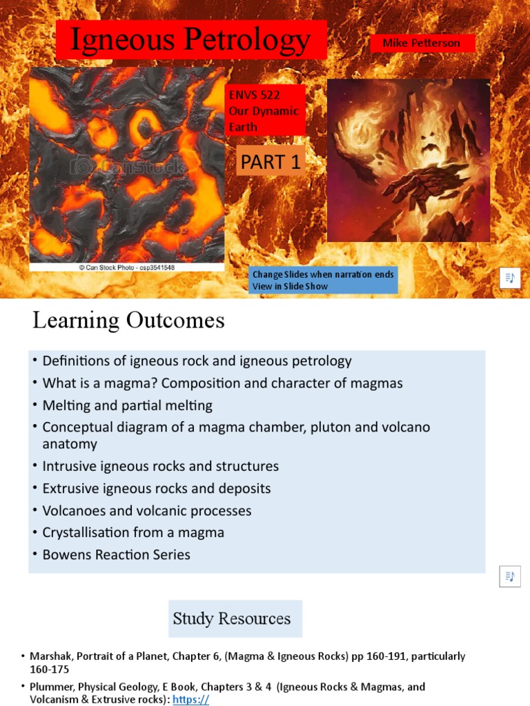 Igneous Rocks and Petrology Overview | PDF | Magma | Igneous Rock