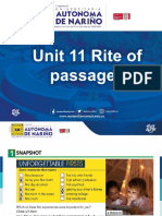Unit 11 Rite of Passage