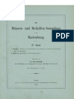 Die Münzen- und Medaillen-Sammlung in der Marienburg. Bd. IV. 1. Abth.: Münzen und Medaillen der Könige von Preussen als Kaiser von Deutschland ; 2. Abth.: Medaillen auf Privatpersonen / bearb. von Emil Bahrfeld ; unter Mitw. von Geheimrath Dr. Jaquet und Pfarrer Schwandt