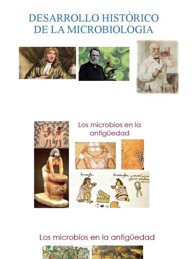 Historia de la Microbiología: Pioneros y Avances | PDF | Luis Pasteur ...