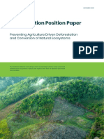 Deforestation Position Paper