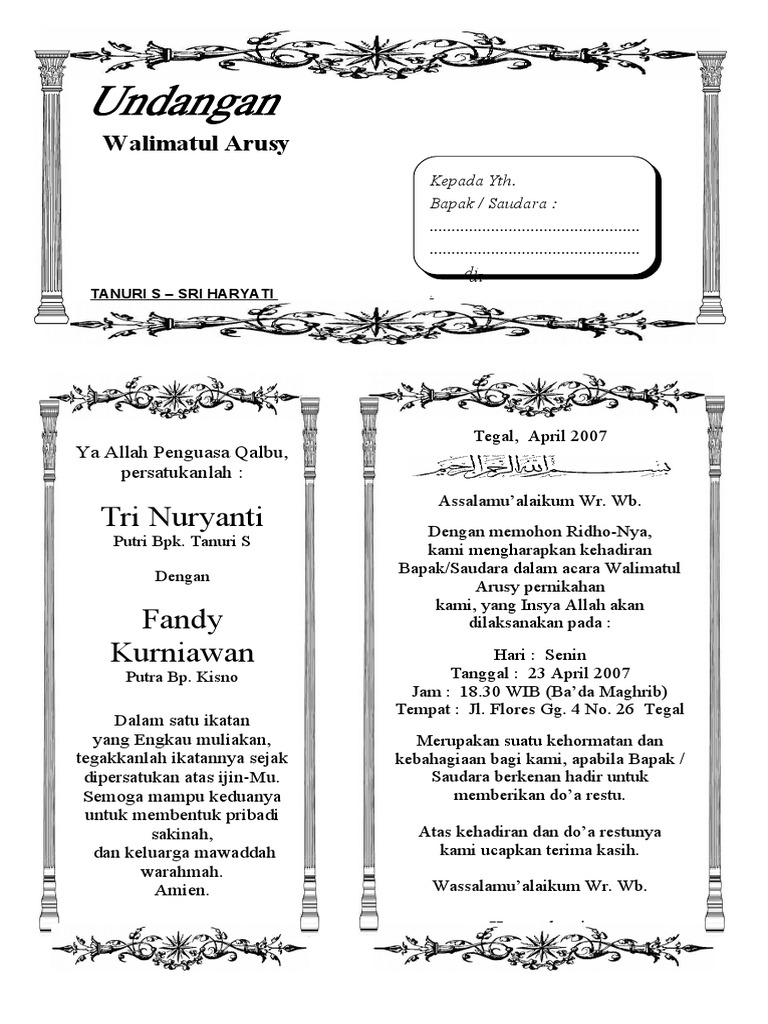 Walimatul Ursy | PDF