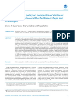 Status of National Policy On Companion of Choice at Birth in Latin America and The Caribbean: Gaps and Challenges