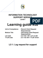 Learning Guide #38: Information Technology Support Service