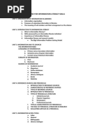 HCS115 Course Outline For Information Literacy Skills