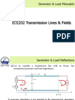 ECE202 Transmission Lines & Fields: Generator & Load Mismatch