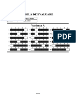 2013 - Rezolvare (Grilă de Evaluare) Matematica - Fizică - Academia Tehnică Militară 2013