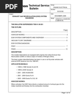 Technical Service Bulletin: Exhaust Gas Recirculation (Egr) System Diagnosis