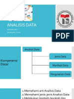 ANALISIS DATA - Pertemuan 1