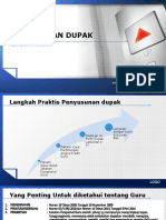 Tips Dalam Penyusunan Dupak