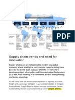 1.3 Supply Chain Trends and Need For Innovation