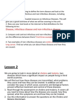 Infectious vs Non-Infectious Diseases