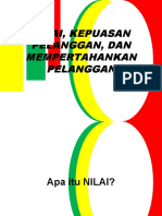 Week 3 - Nilai, Kepuasan Pelanggan, Dan Mempertahankan Pelanggan