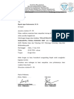 Undangan Pelantikan Pengurus IMF 2020 ( Bapak Agus Sudarmanto)