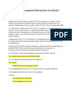 Uniunea Europeană Mecanisme Și Instituții 05.01.2021