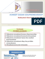 Konsep Dasar Edupreneurship