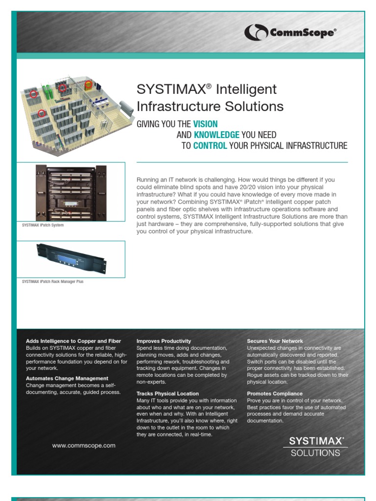 SYSTIMAX iPatch Intelligent Solutions | PDF