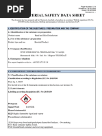 Safety Data Sheet for Cosmetic Products | PDF | Dangerous Goods | Toxicity