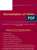 Lecture 5 - Normalization of Relational Tables
