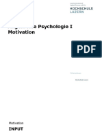 Allgemeine Psychologie I _Motivation