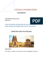 Architectural Conservation: Assignment