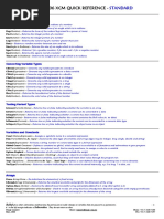 XCM Quick Reference Cards