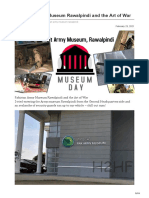 Pakistan Army Museum Rawalpindi and The Art of War