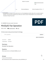 MiniDySC Fan Operation