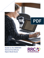 Guide To The NEBOSH General Certificate Open-Book Exam