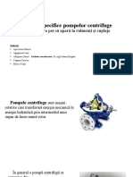 Probleme Specifice Pompelor Centrifuge