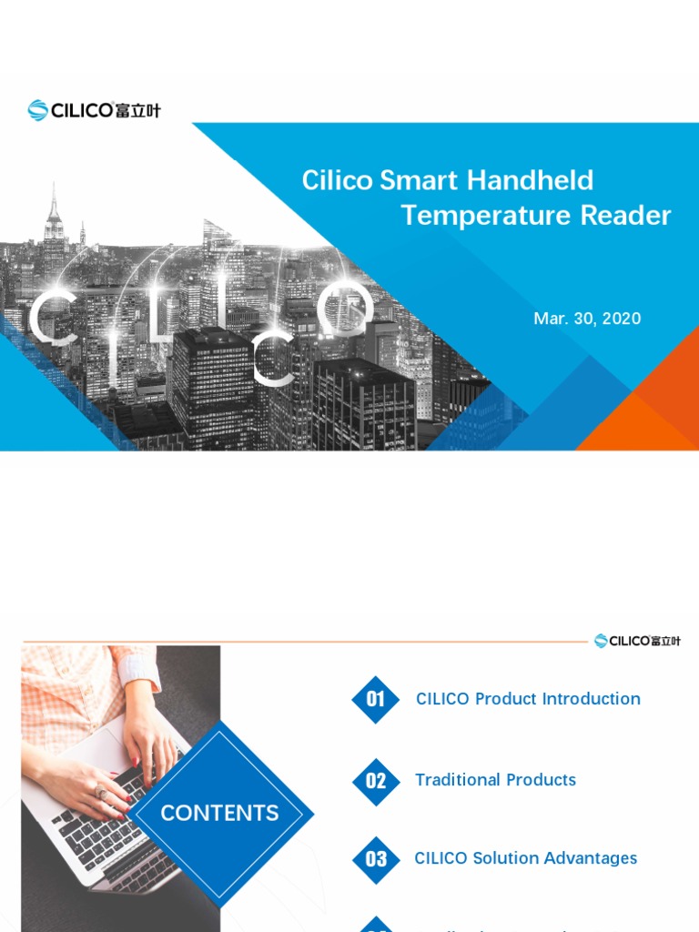 Cilico Smart Handheld Temperature Reader | PDF | Thermography ...