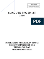 Soal UTN PPG SM3T 2016