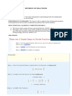 module 4-DIVISION OF FRACTIONS