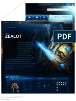 Zealot-Unit Description - Game - StarCraft II
