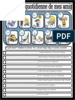 La Routine Quotidienne de Mes Amis Solution Feuille Dexercices 32301