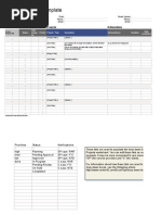 Project Tracking Template: Current Status Projects Deliverables