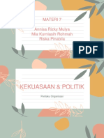 M7 Kekuasaan&Politik Perilaku Organisasi