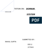 Domain Name System(1)