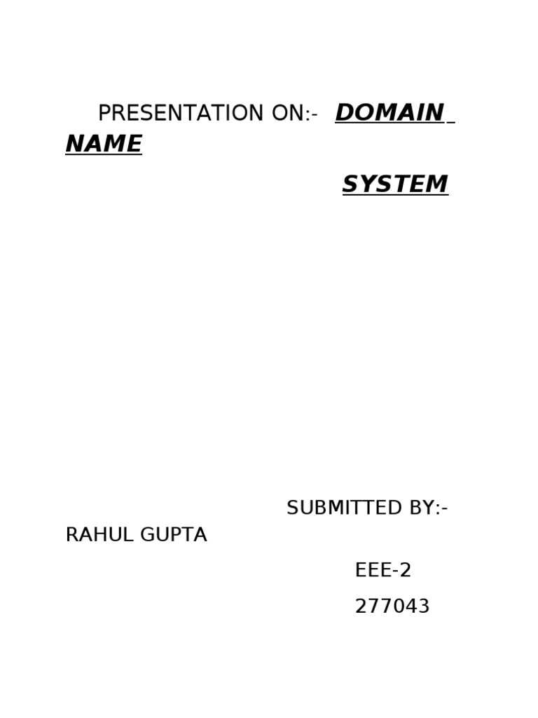 Understanding Domain Name System (DNS) | PDF | Domain Name | Wide Area ...