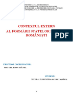 Contextul extern al formării statelor feudale românești