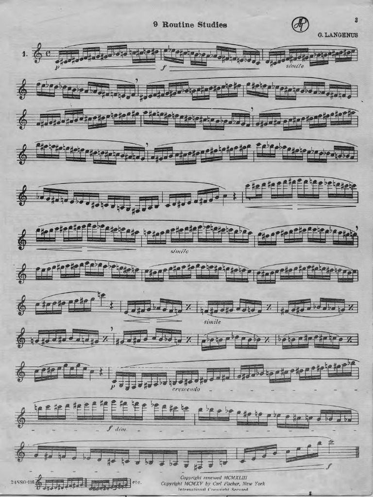 Langenus Gustav Clarinet Method PDF