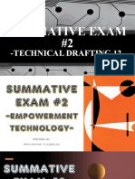 Summative Exam #2: - Technical Drafting 12