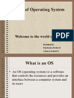 Basics of Operating System: Welcome To The World of OS