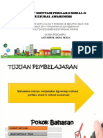 Konsep Motivasi, Perilaku Kesehatan Dan Cultural Awareness