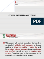 ETHICS, INTEGRITY & APTITUDE TEST QUESTIONS