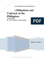 Law On Obligations and Contracts in The Philippines: An Overview