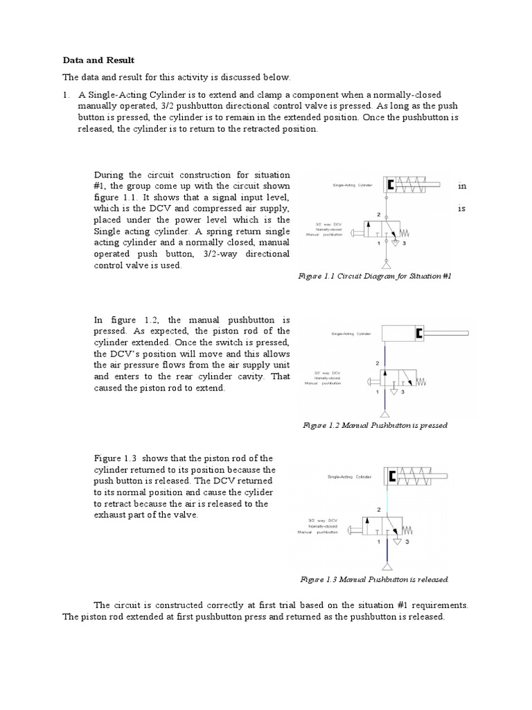 Situation 7 Procedure and Data and Result of 1 To 4 | PDF | Piston ...