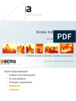 Ecma International: January 2011 Standards @internet Speed